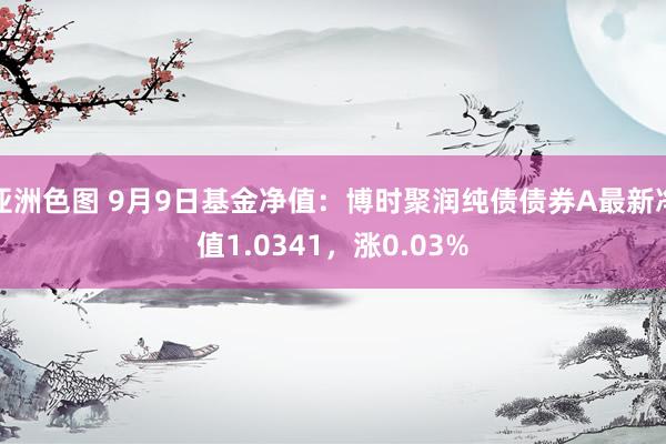 亚洲色图 9月9日基金净值：博时聚润纯债债券A最新净值1.0341，涨0.03%