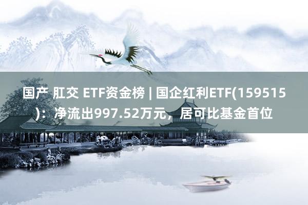 国产 肛交 ETF资金榜 | 国企红利ETF(159515)：净流出997.52万元，居可比基金首位