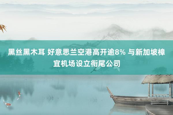 黑丝黑木耳 好意思兰空港高开逾8% 与新加坡樟宜机场设立衔尾公司